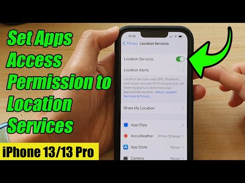 iPhone 13/13 Pro: How to Set Apps Access Permission to Location Services
