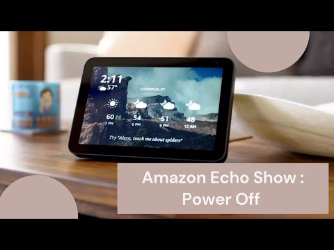 How to Power Off Amazon Echo Show