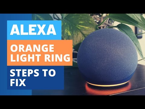 Fix Alexa / Echo Orange Light Ring