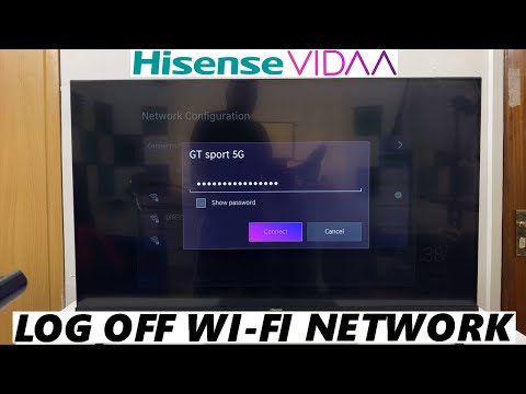 Hisense VIDAA Smart TV: How To Disconnect Wi-Fi Network | Log Off Wi-Fi Network