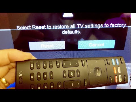 Vizio Smart TV: How to Factory Reset Back to Original Default Factory Settings