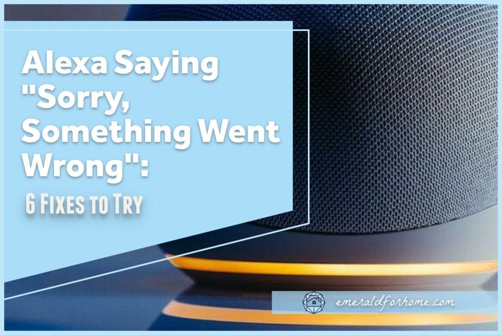 Alexa Saying Sorry Something is Wrong