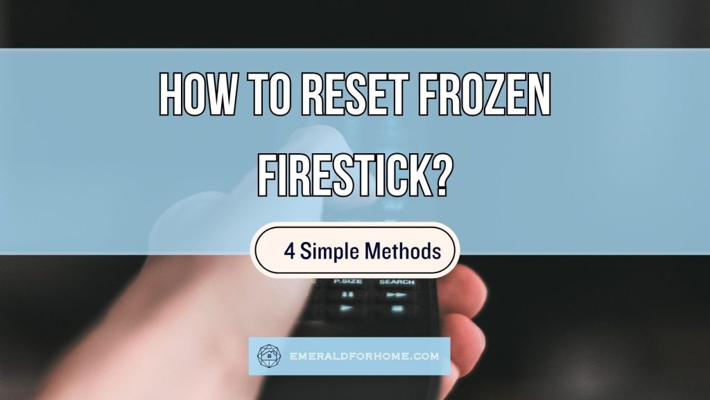 how to reset frozen firestick
