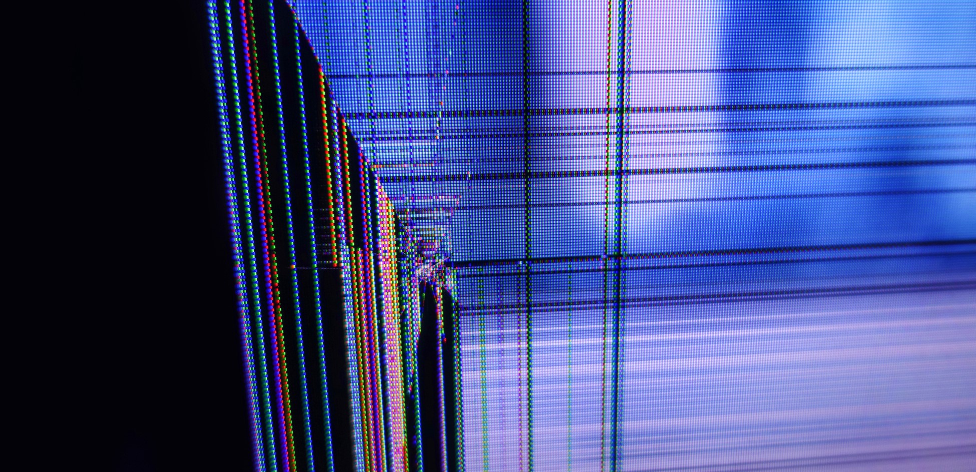 Vizio TV cracked screen