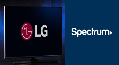 logo of LG TV and Spectrum App