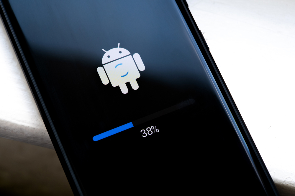 Android phone mid-update installation